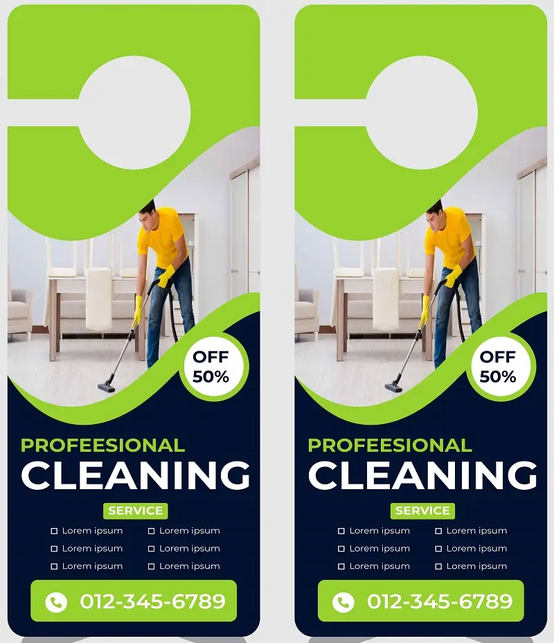 Cleaners Door Hanger 291