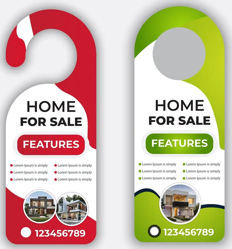 Heating & Air Conditioning Door Hanger 211