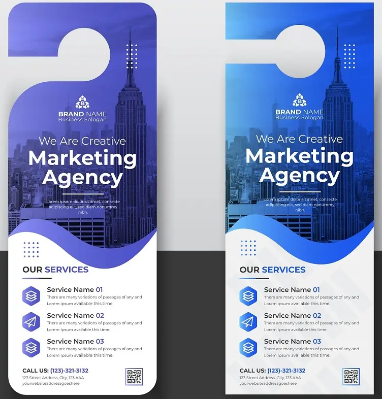 Finance Door Hanger 170