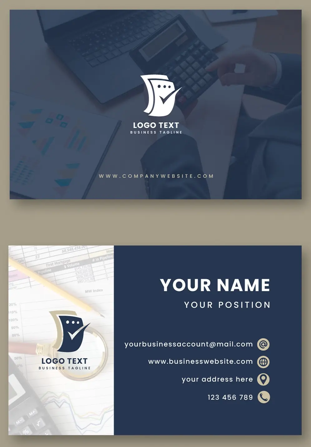 Accountant Busines Card 803