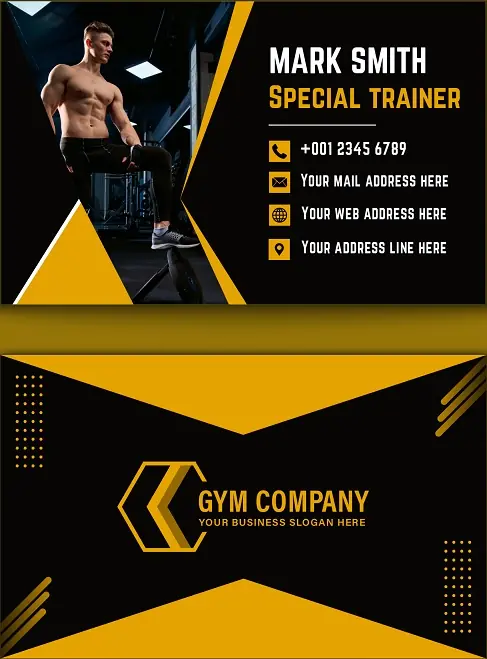 Fitness & Gym Business Card 261