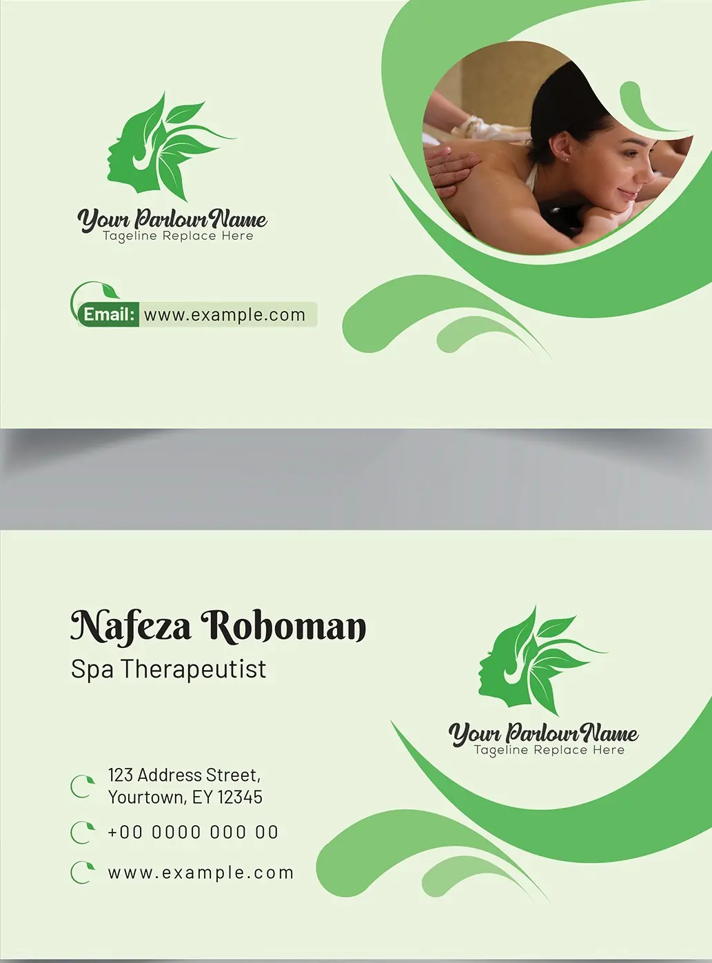 Salons & Spas Business Card 321