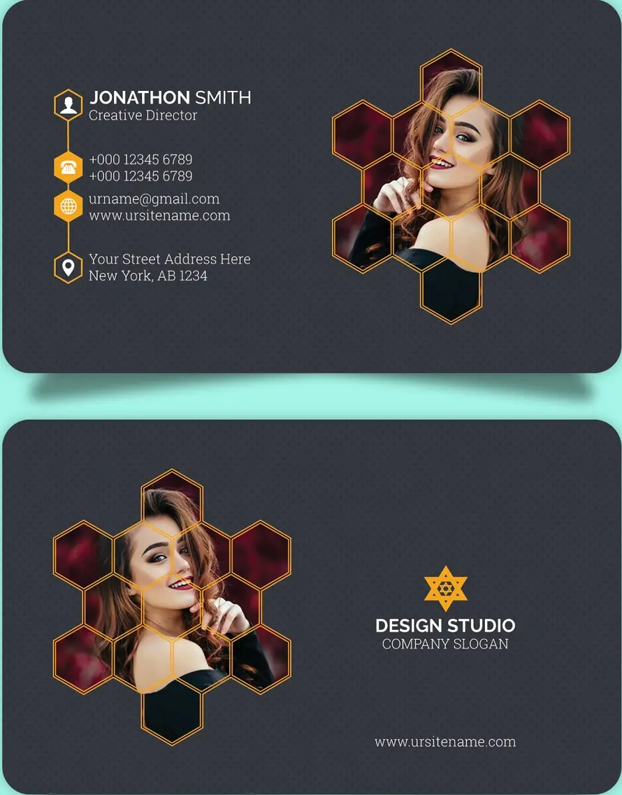 Salons & Spas Business Card 341