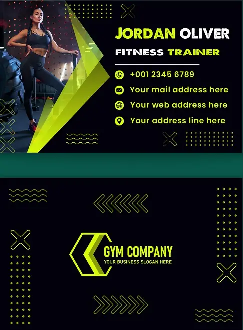 Fitness & Gym Business Card 231