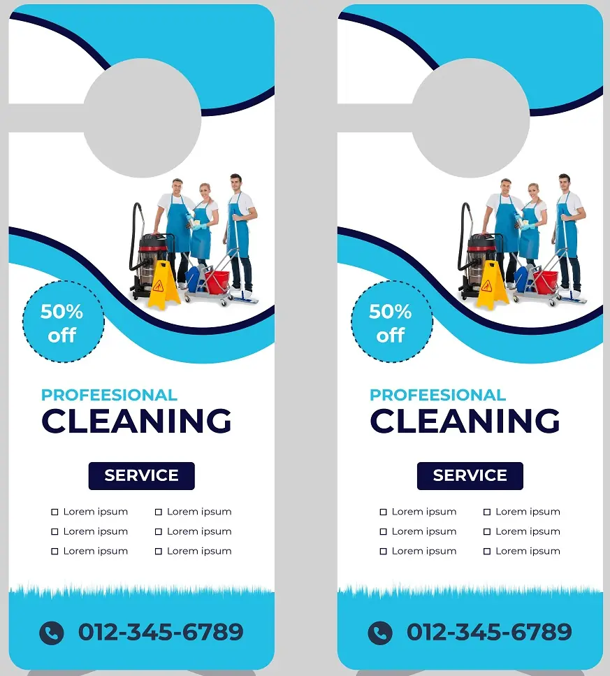 Cleaners Door Hanger 271