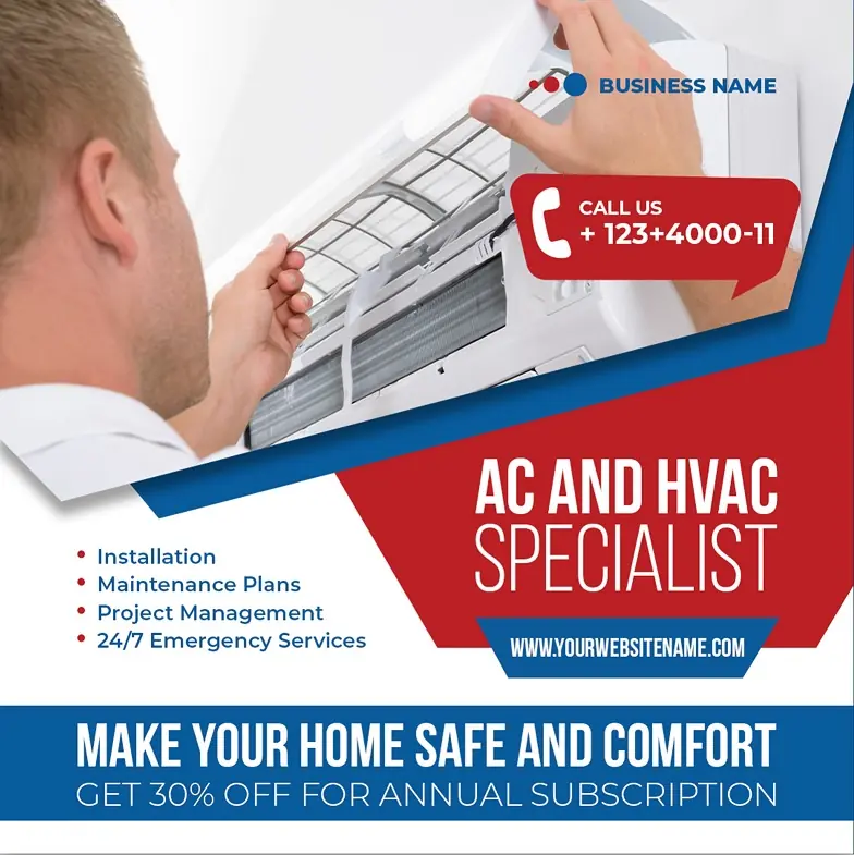 Heating & Air Conditioning Flyer 401
