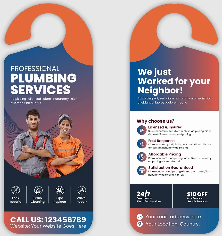 Plumbing Door Hanger 171