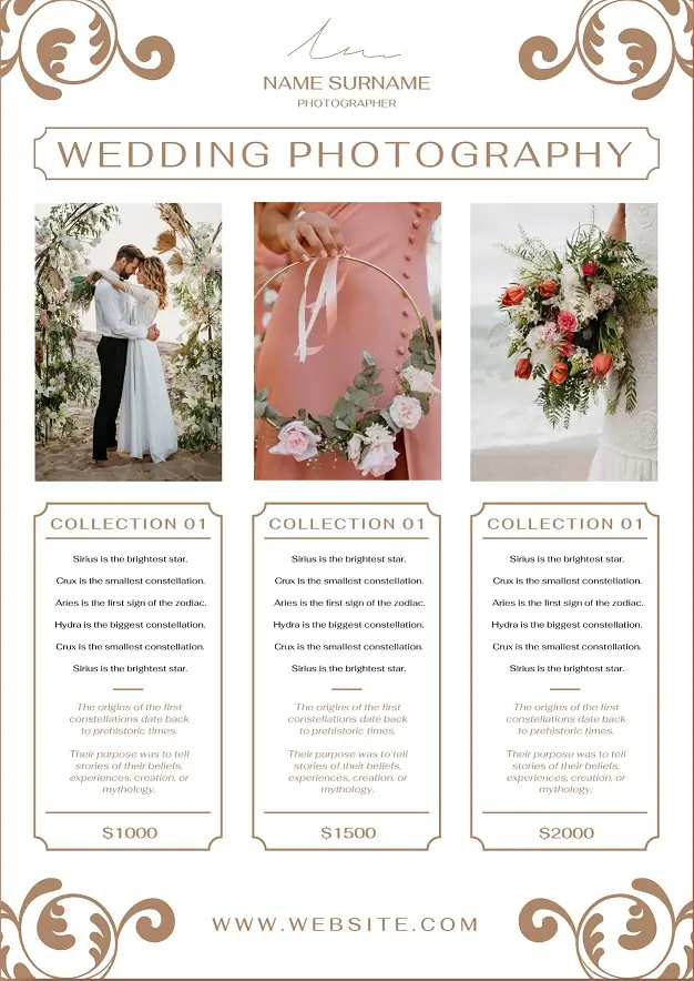 Wedding Planner Flyers 161