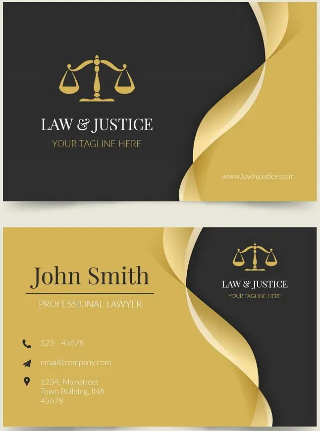 Law Firm Business Card 241