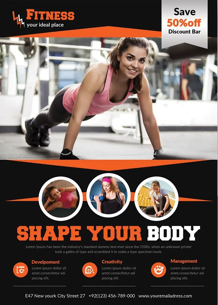 Fitness & Gym Flyer 201
