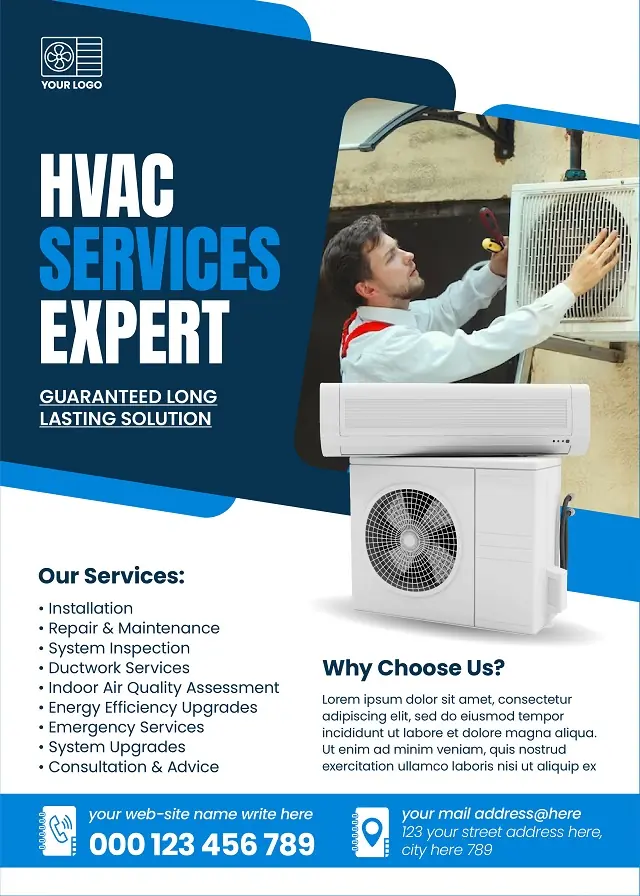 Heating & Air Conditioning Flyer 221