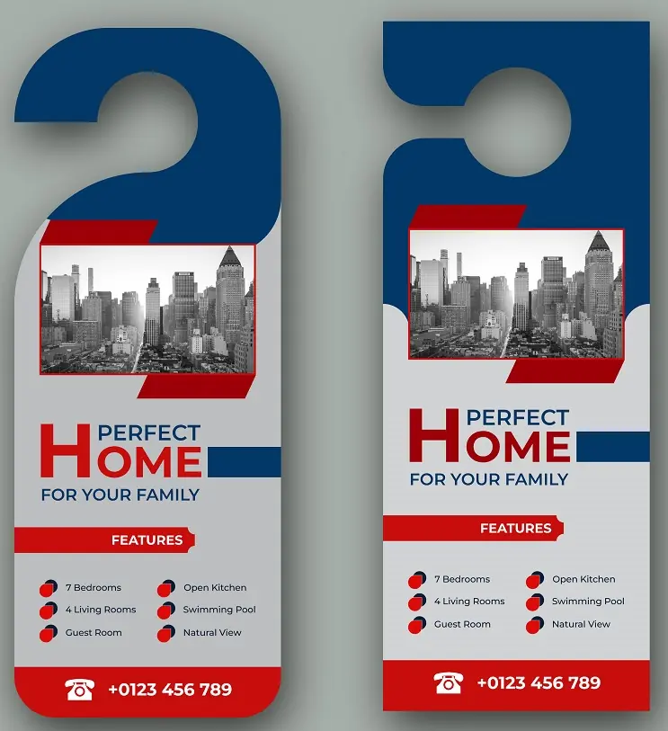 Heating & Air Conditioning Door Hanger 191