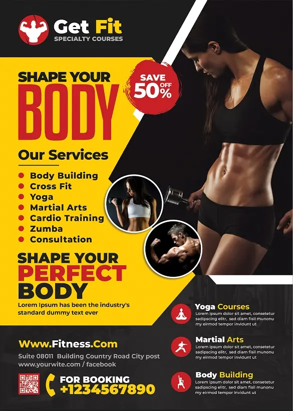 Fitness & Gym Flyer 151