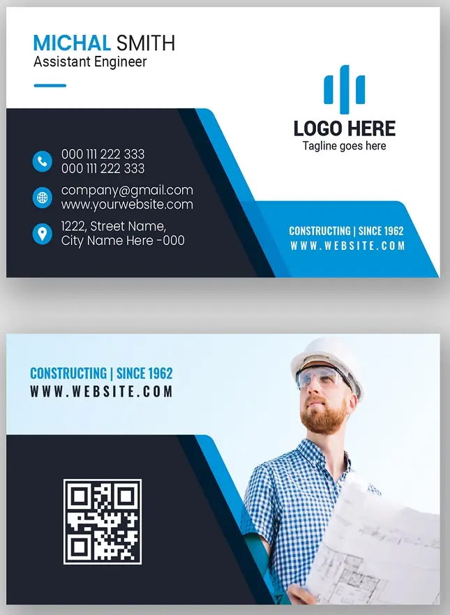 Construction Business Card 161