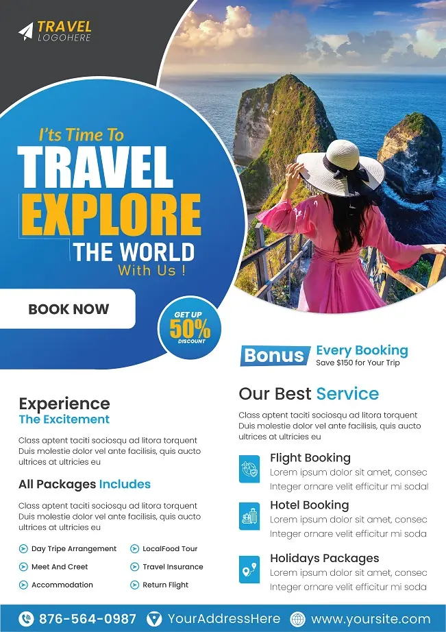 Travel & Tours Flyer 381
