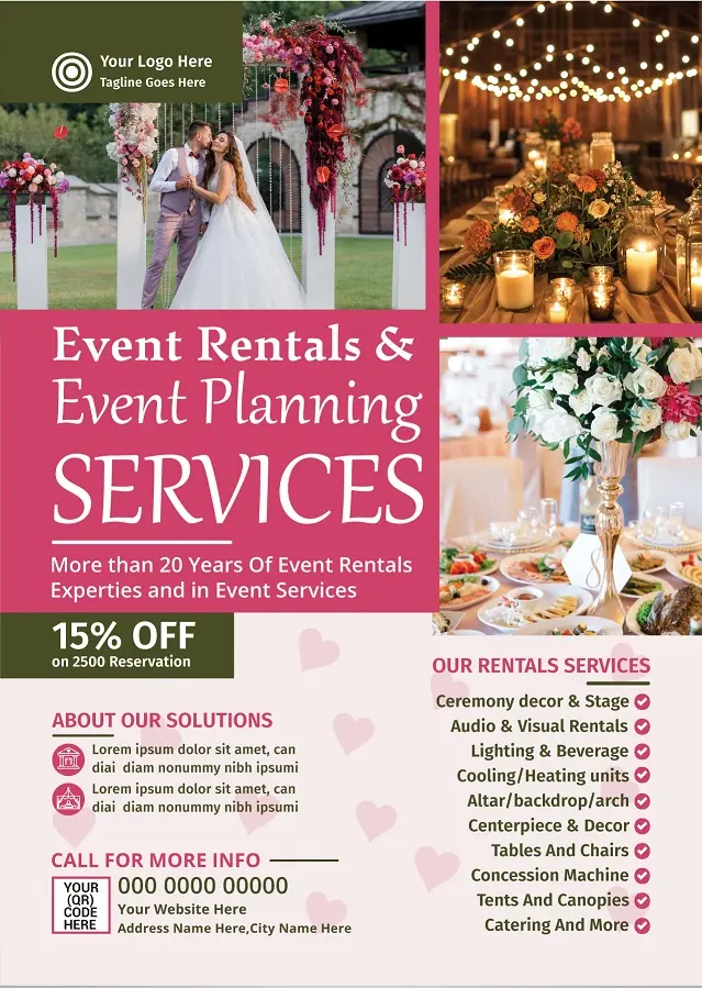 Wedding Planner Flyers 151