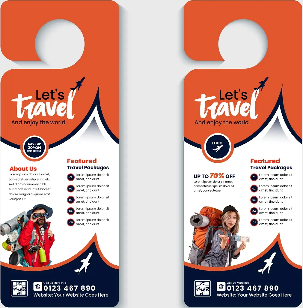 Travel & Tours Door Hanger 140