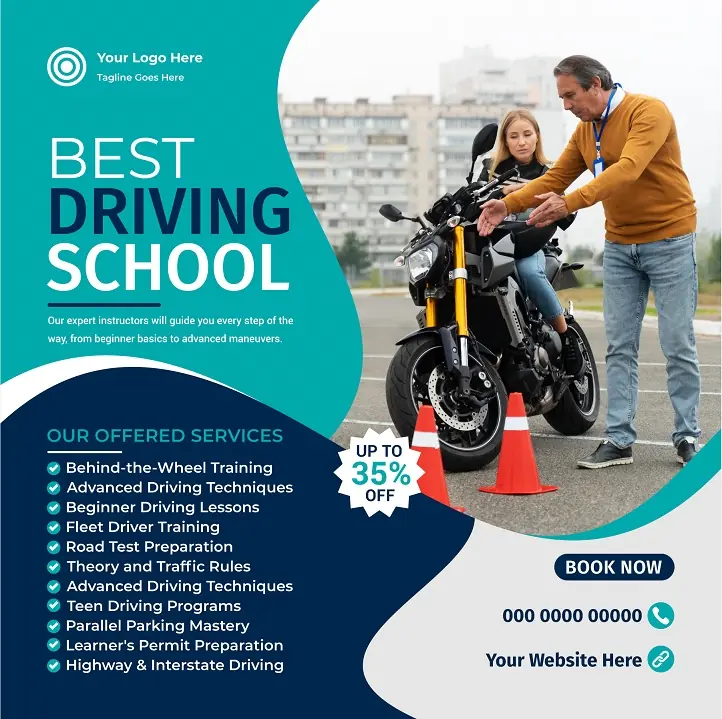 Driving School Flyer 151