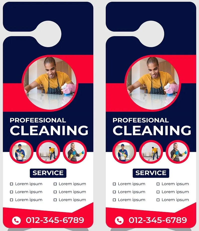 Cleaners Door Hanger 161